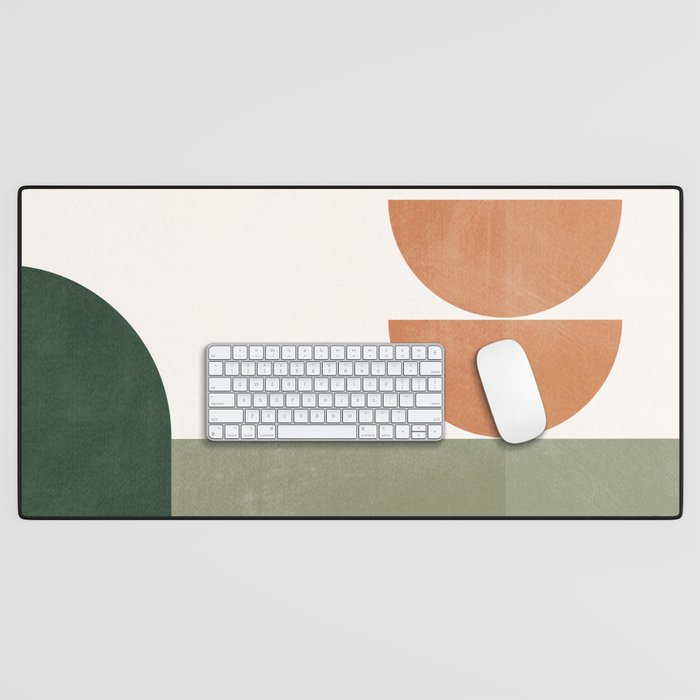 Minimal Geometric Shapes 174 Desk Mat Gallery Image 1