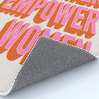 Empowered Women Empower Women (Pink Orange) Rug Gallery Image 4