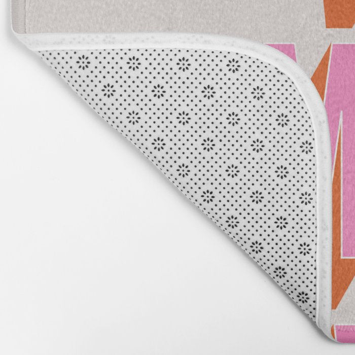 Empowered Women Empower Women (Pink Orange) Bath Mat Gallery Image 2