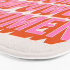 Empowered Women Empower Women (Pink Orange) Bath Mat Gallery Image 3
