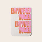 Empowered Women Empower Women (Pink Orange) Bath Mat Gallery Image 1