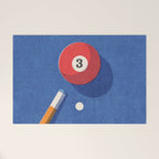 BALLS / Billiards - ball 3 I Welcome Mat Gallery Image 1