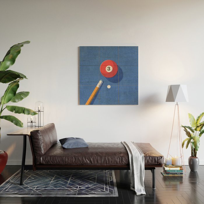 BALLS / Billiards - ball 3 I Wood Wall Art Gallery Image 2