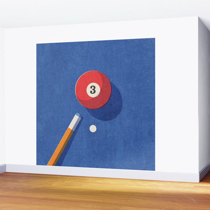 BALLS / Billiards - ball 3 I Wall Mural Gallery Image 2