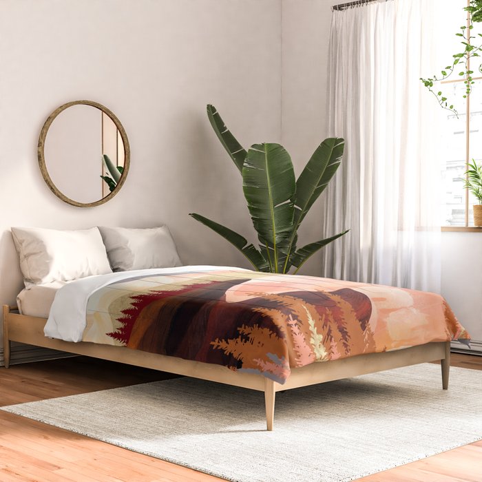 Mountain Forest Lake Comforter Gallery Image 2