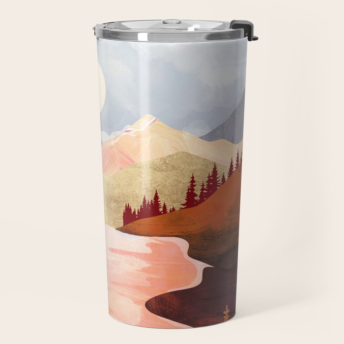 Mountain Forest Lake Travel Mug Gallery Image 2