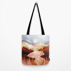 Mountain Forest Lake Tote Bag Gallery Image 2