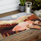 Mountain Forest Lake Outdoor Rug Gallery Image 2
