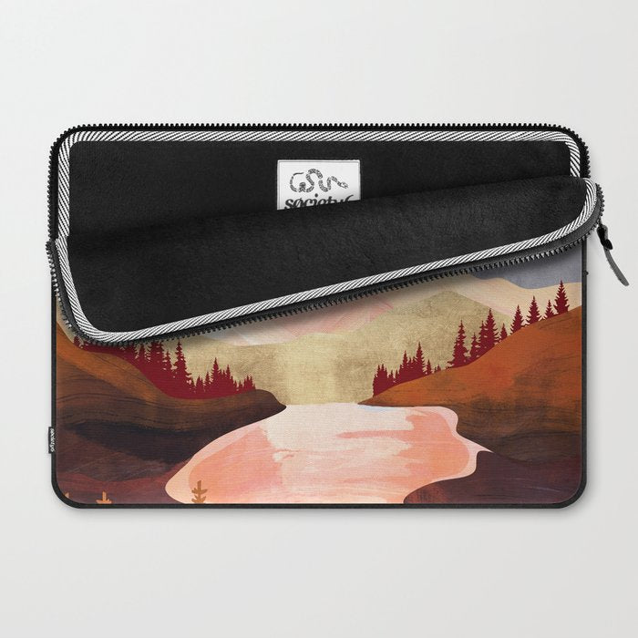 Mountain Forest Lake Laptop Sleeve Gallery Image 2