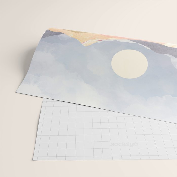 Mountain Forest Lake Wrapping Paper Gallery Image 2