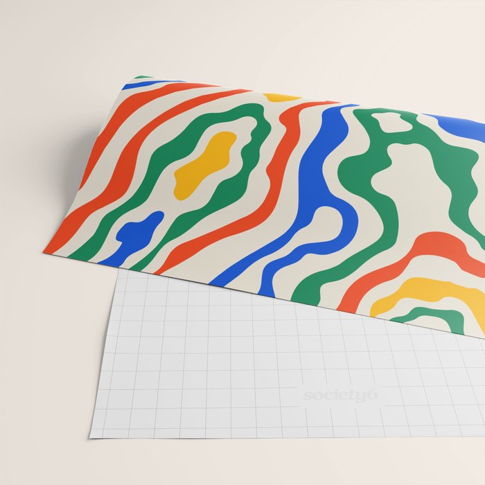 Electric Waves Wrapping Paper Gallery Image 2