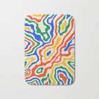 Electric Waves Bath Mat Gallery Image 1