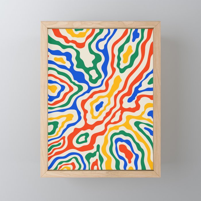 Electric Waves Mini Art Print Gallery Image 1