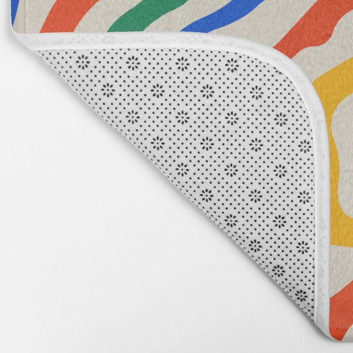 Electric Waves Bath Mat Gallery Image 2