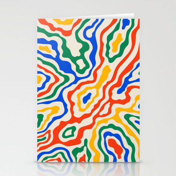 Electric Waves Stationery Card Gallery Image 2