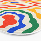 Electric Waves Bath Mat Gallery Image 3