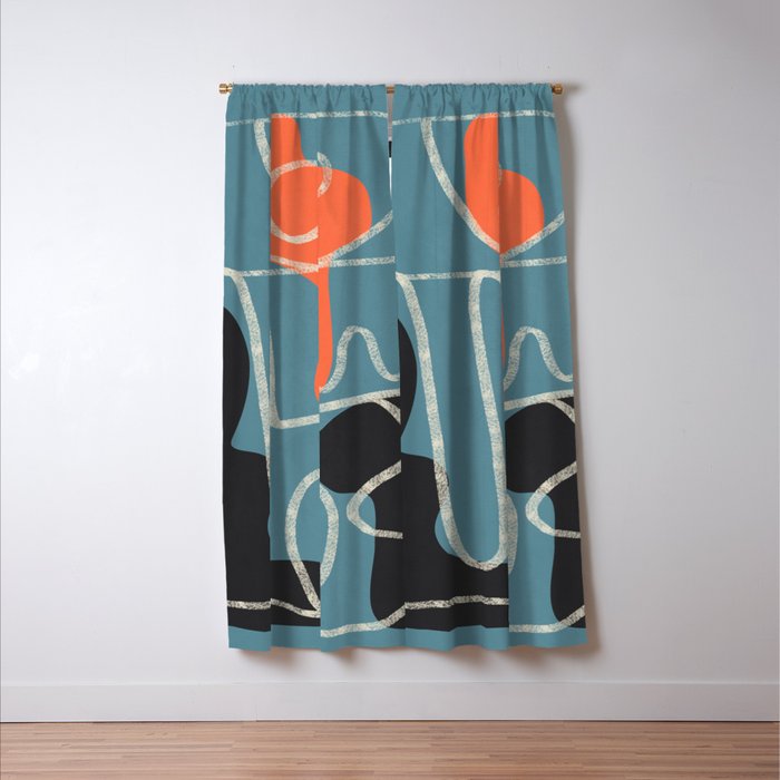 Organic Minimalist Layers 4 Window Curtain Gallery Image 3