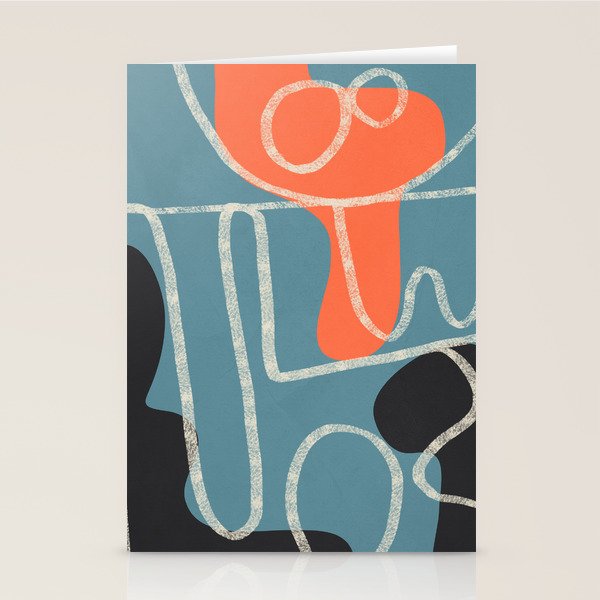 Organic Minimalist Layers 4 Stationery Card Gallery Image 2