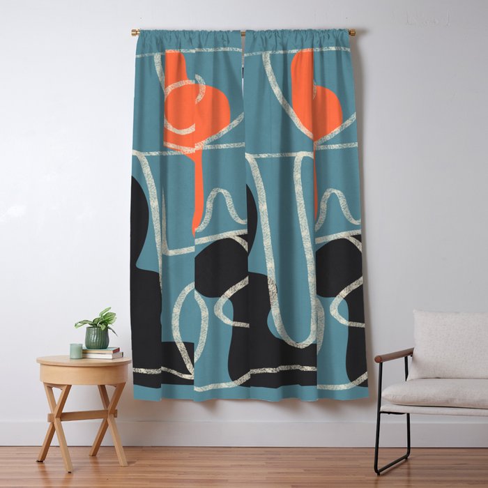 Organic Minimalist Layers 4 Window Curtain Gallery Image 1