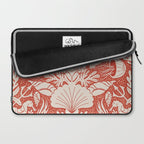 Neptune's joy warm red damask reworked Laptop Sleeve Gallery Image 2