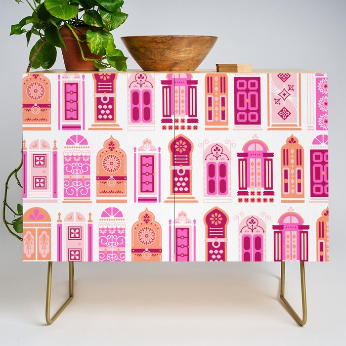Moroccan Doors - Peach Palette Credenza Gallery Image 1