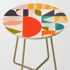 mid century geometry abstract shapes bauhaus 3 Side Table Gallery Image 2
