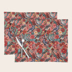 FLORAL AND BIRDS XIX Placemat Gallery Image 1