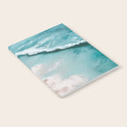 Dream Beach - Aerial Photography of Pink and Turquoise Coast Notebook Gallery Image 2