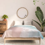 Dream Beach - Aerial Photography of Pink and Turquoise Coast Comforter Gallery Image 3