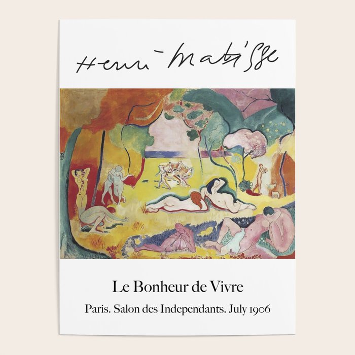 Le Bonheur de Vivre (the Joy of Life) by Henri Matisse Poster Gallery Image 4