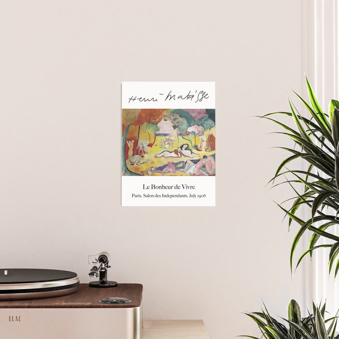 Le Bonheur de Vivre (the Joy of Life) by Henri Matisse Poster Gallery Image 2