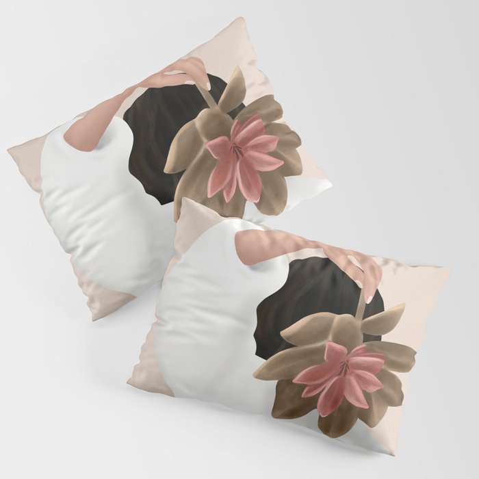 With a Flower Pillow Sham Gallery Image 3