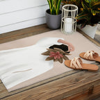 With a Flower Outdoor Rug Gallery Image 2