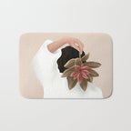 With a Flower Bath Mat Gallery Image 1