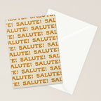 Salute Pattern - Amalfi Coast Cocktails Stationery Card Gallery Image 2