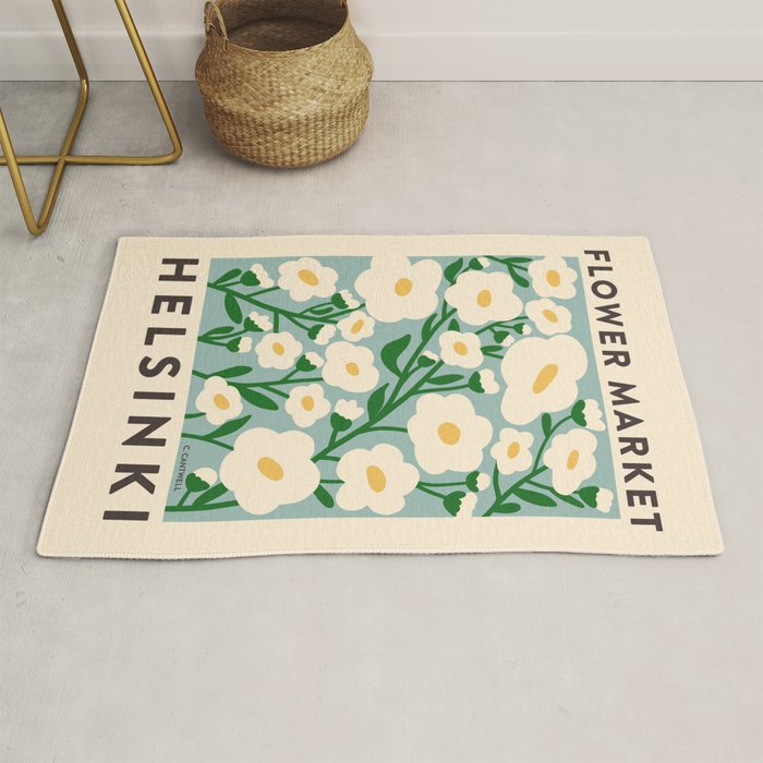 Flower Market Helsinki - Matisse Inspired Rug Gallery Image 1