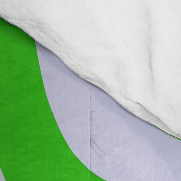 Abstract Lime and Lavender Mid Century Modern Palm Springs Pattern Comforter Gallery Image 4