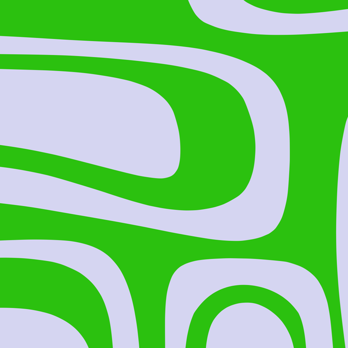 Abstract Lime and Lavender Mid Century Modern Palm Springs Pattern Coffee Mug Gallery Image 2