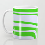 Abstract Lime and Lavender Mid Century Modern Palm Springs Pattern Coffee Mug Gallery Image 3