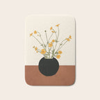 Blooming Wildflowers Yellow 2 Bath Mat Gallery Image 1