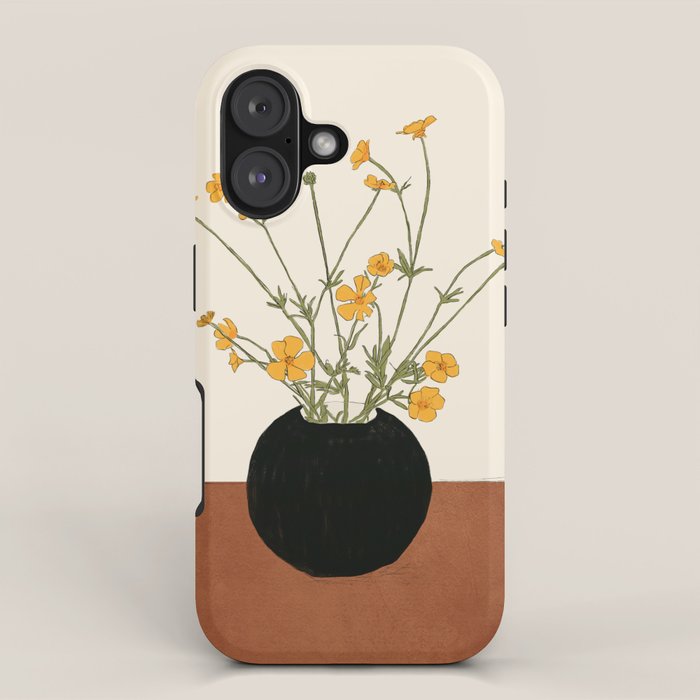 Blooming Wildflowers Yellow 2 iPhone Case Gallery Image 1