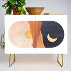 Abstract day and night Credenza Gallery Image 1