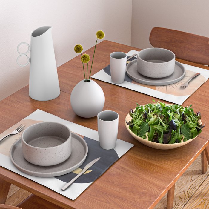 Abstract day and night Placemat Gallery Image 2