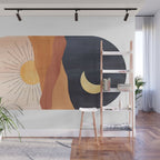Abstract day and night Wall Mural Gallery Image 1
