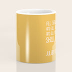 All Shall Be Well - Inspirational Quote Typography Julian of Norwich Coffee Mug Gallery Image 4