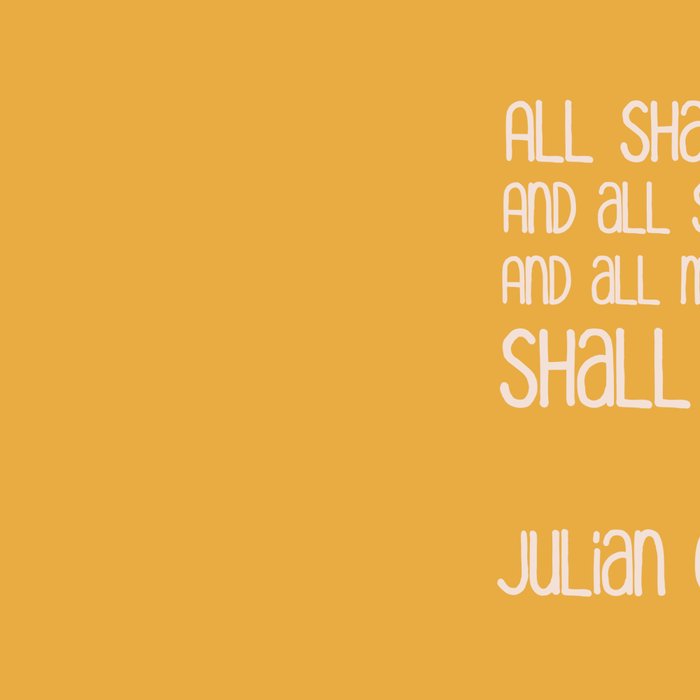 All Shall Be Well - Inspirational Quote Typography Julian of Norwich Coffee Mug Gallery Image 2
