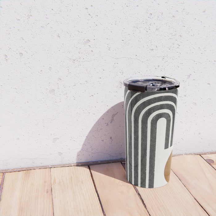 Modern Shape Art Travel Mug Gallery Image 4