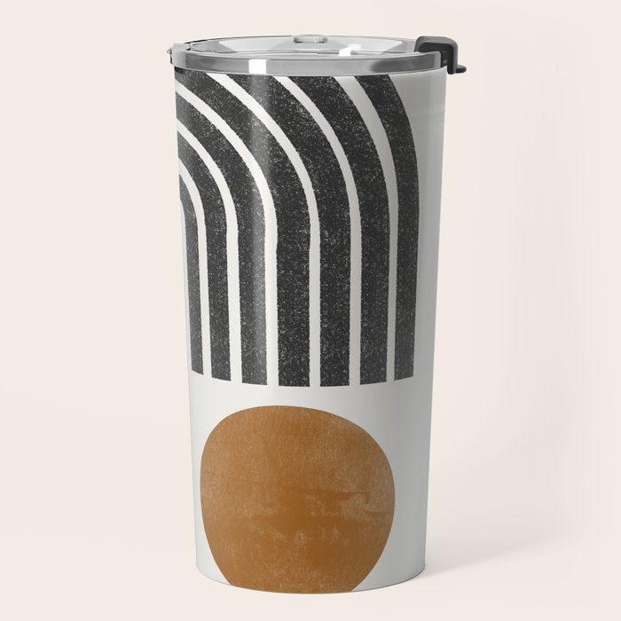 Modern Shape Art Travel Mug Gallery Image 2