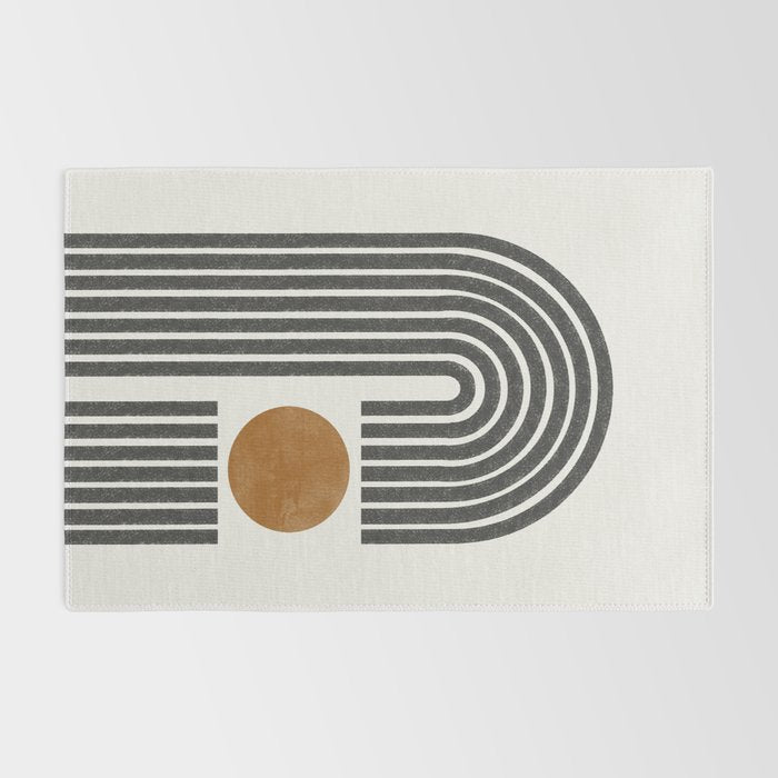 Modern Shape Art Rug Gallery Image 2