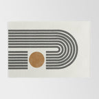 Modern Shape Art Rug Gallery Image 2